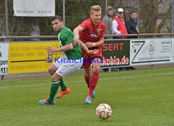 Landesliga Rhein Neckar FC Zuzenhausen gegen SG Wiesenbach 28.03.2015 (© Siegfried)